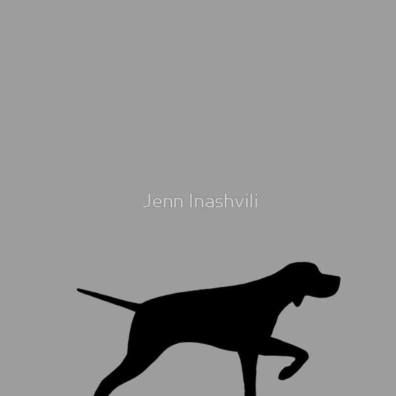 800x800 Pointer Dog Silhouette(S) Spiral Notebooks By Jenn Inashvili