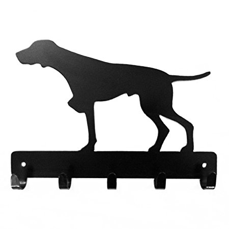 450x450 Decorative Pointer Silhouette Hook In Black. 5 Hooks Suitable