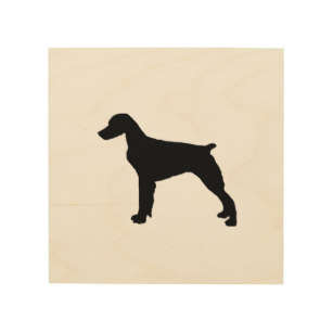 307x307 Hunting Dog Wood Wall Art Zazzle