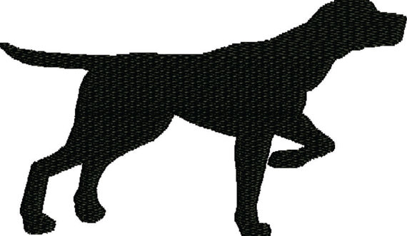 570x331 Embroidery Design Dog , Pointer Silhouette From Frenee2embroidery