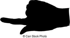 300x163 Pointing Hand Vector Silhouette Vector