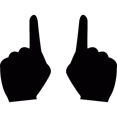400x400 Two Hands Pointing To Up Free Vectors, Logos, Icons And Photos