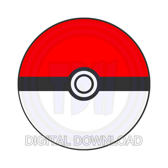 570x570 Pokemon Pokeball Digital Download Svg Dxf Eps Silhouette Studio