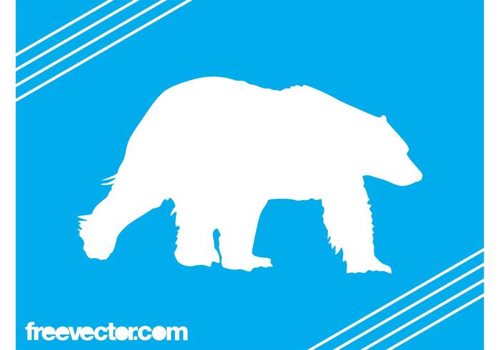 700x490 Polar Bear Silhouette