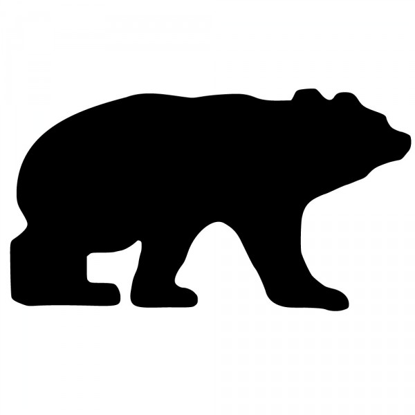 600x600 Polar Bear Silhouette Png