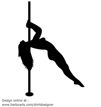 335x355 Pole Dance Clipart
