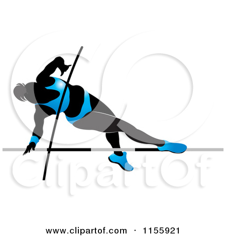 450x470 Pole Vault Clipart
