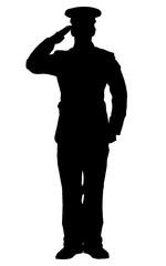 Police Officer Silhouette at GetDrawings | Free download