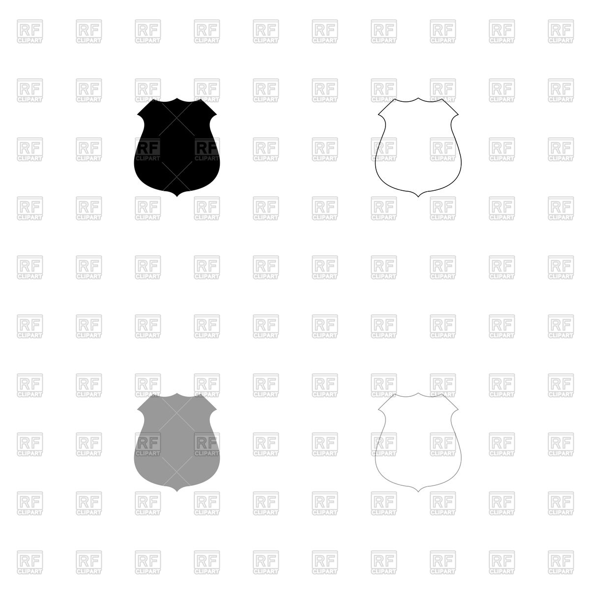 1200x1200 Police Badge