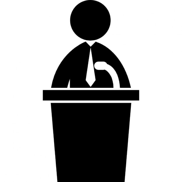 626x626 Political Candidate Speech Icons Free Download