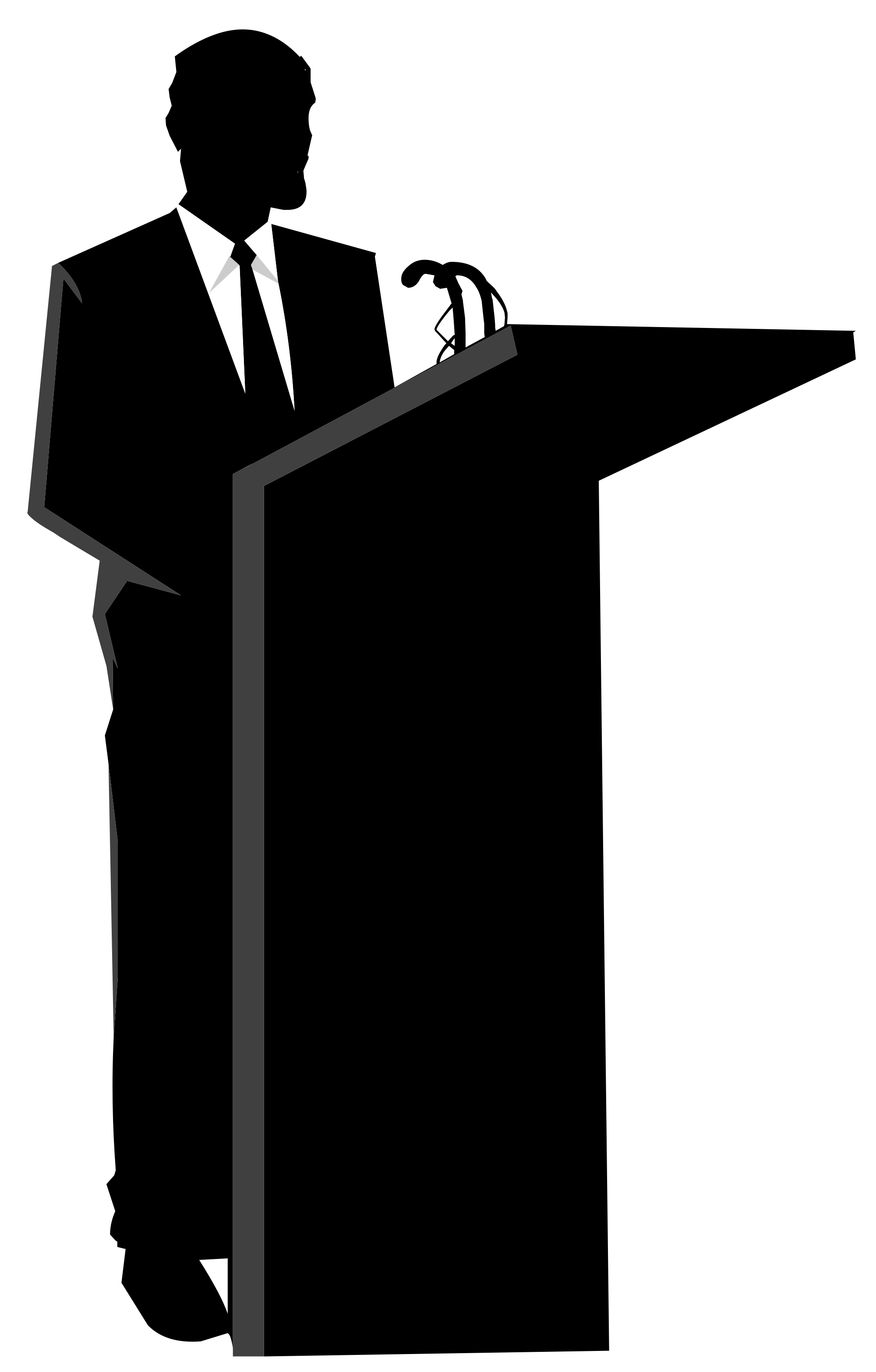2000x3129 Filebusinessman Silhouette (Podium).svg