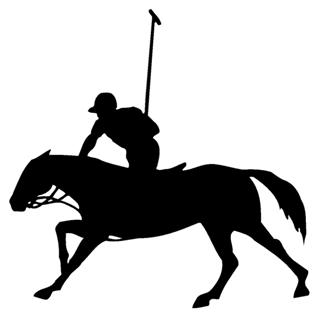 320x316 Polo Silhouette Decal Sticker