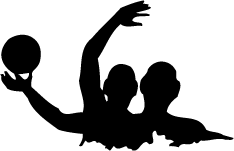 234x151 Water Polo Silhouette Silhouette Of Water Polo