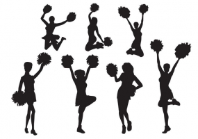 285x200 Cheerleading Pom Poms Free Vector Graphic Art Free Download (Found
