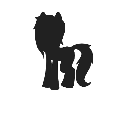 400x400 Dani Strider (Pony Silhouette) By That Blue Fennec Fox