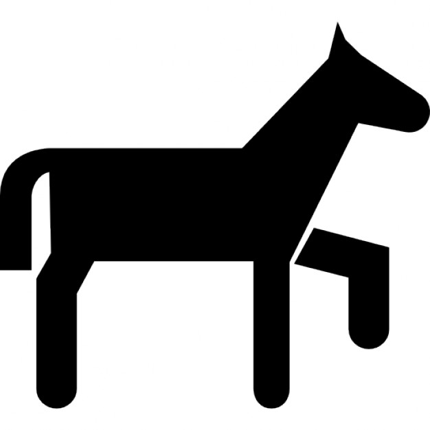 626x626 Pony Variant Cartoon Silhouette Icons Free Download