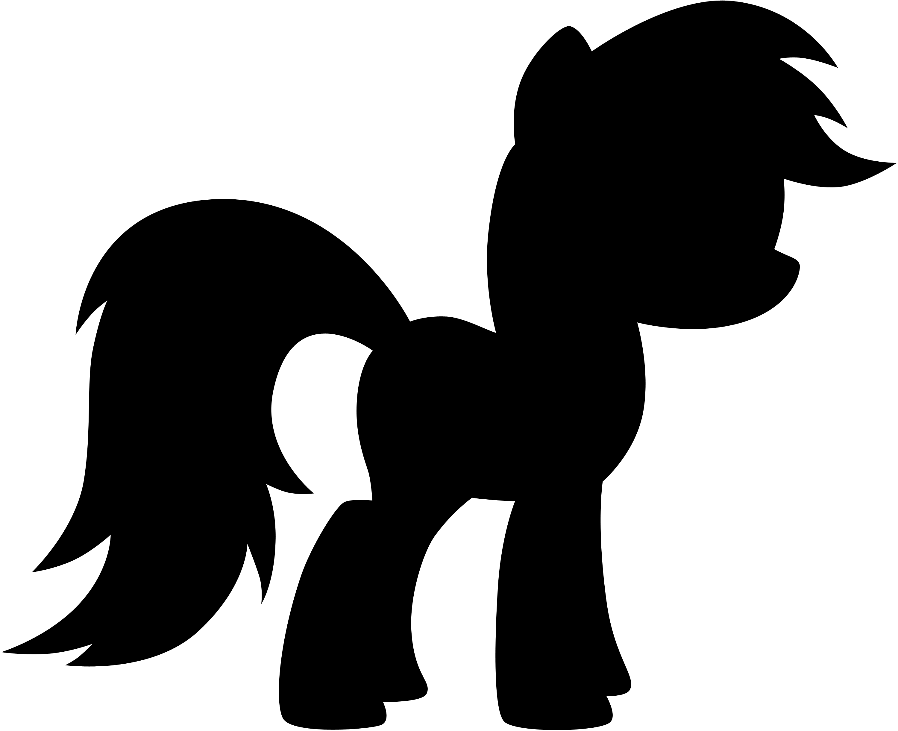 3000x2442 Resultado De Imagen Para Silhouette Vect Pony