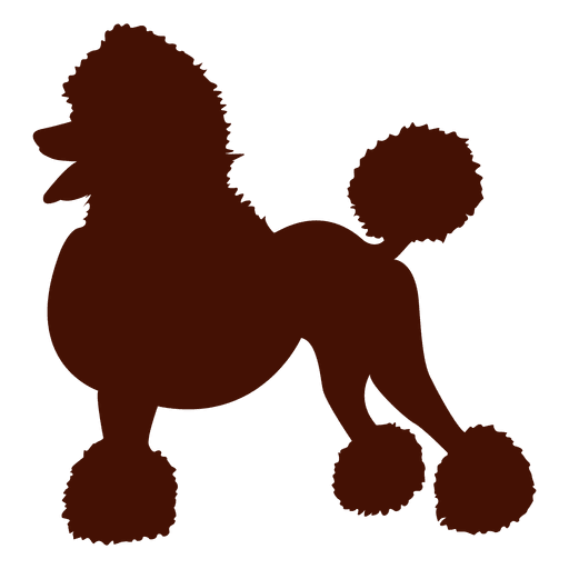 512x512 Dog Poodle Silhouette