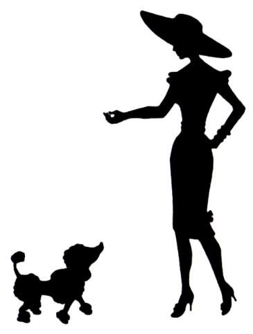 365x483 Silhouette Lady