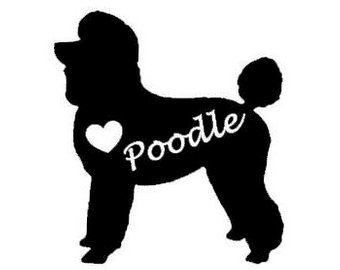 340x270 Poodle Silhouette Etsy