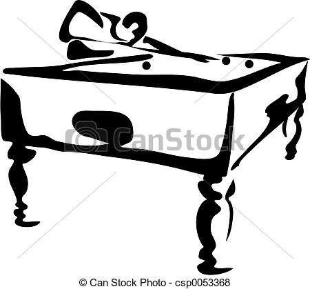 450x419 Pool Player. Playing Pool Stock Illustration