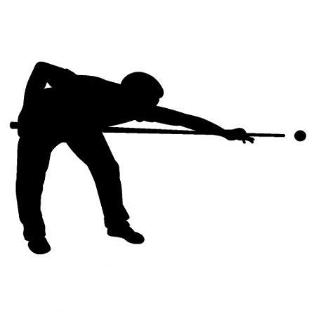 450x450 Sticker Player Car Sticker Pool, Black 070, 20 X 13cm Eur 7,70