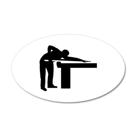 460x460 Billiards Player Pool Table Wall Sticker By Giftuniverse