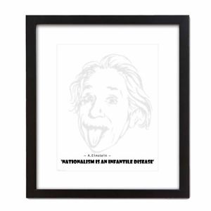 300x300 Pop Art Silhouette Print Einstein Abstract Nationalism Politics