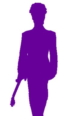 232x383 Prince The Artist Icon Silhouette 6 Purple Vinyl Car