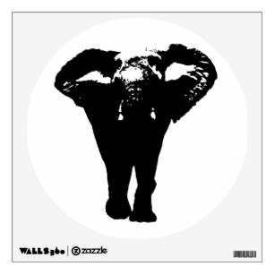 307x307 Elephant Silhouette Wall Decals Amp Wall Stickers Zazzle