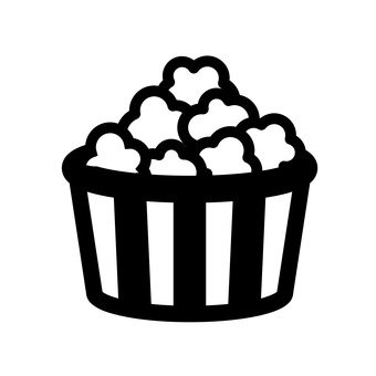 Popcorn Silhouette at GetDrawings | Free download