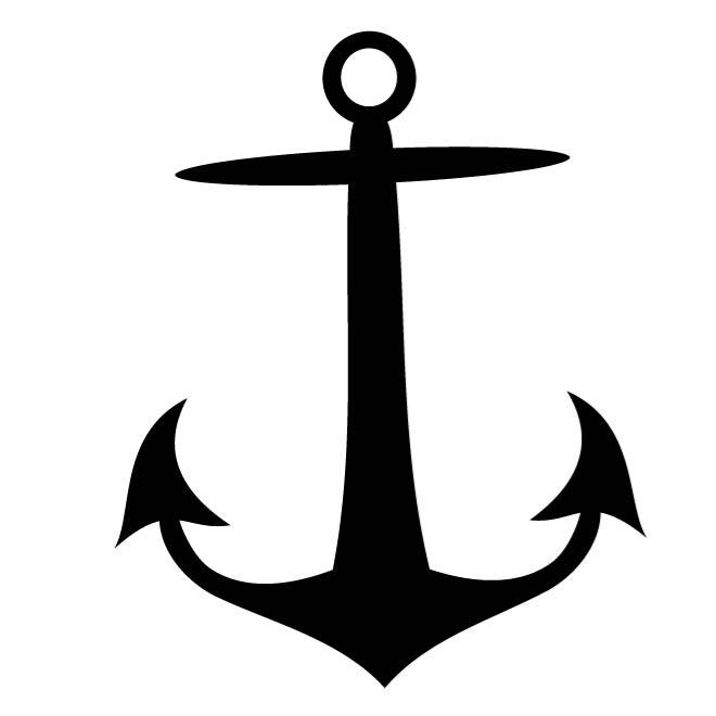 660x660 Silhouette Of An Anchor