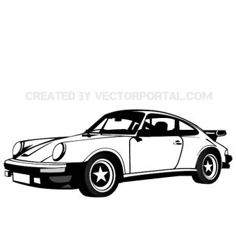 Porsche Silhouette at GetDrawings | Free download