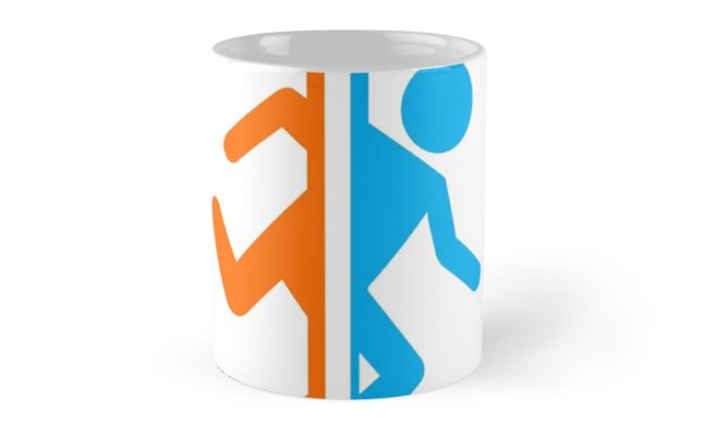646x400 Portal Silhouette Mugs By Redbubble