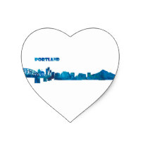 200x200 Silhouette Skyline Stickers Zazzle