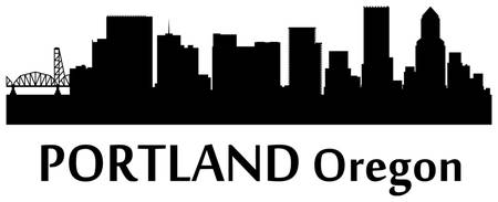 450x183 Stunning Portland Skyline Digital Artwork For Sale On Fine Art