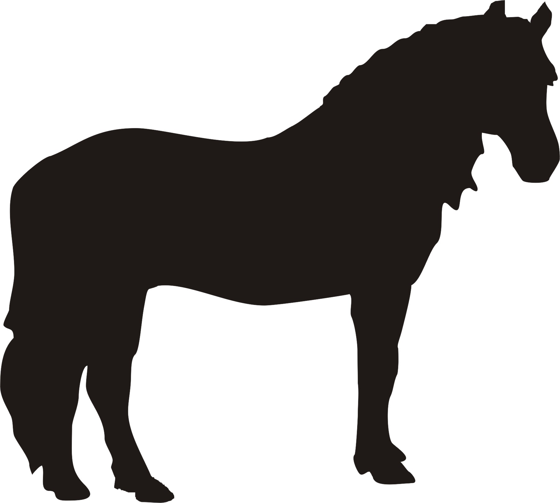 1800x1618 Horse Head Silhouette Clip Art Free