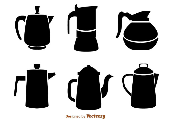 700x490 Coffee Pot Black Icons 146267