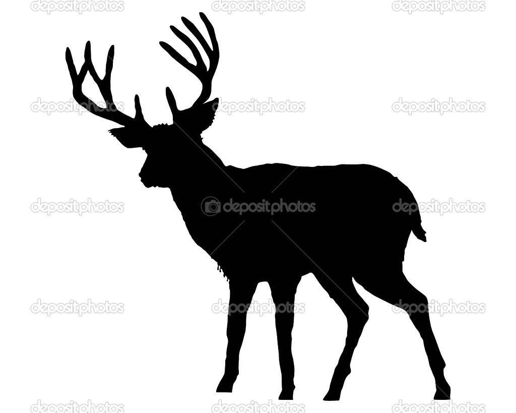 1024x819 Dep 1315032 The Black Silhouette Of A Deer On White.jpg