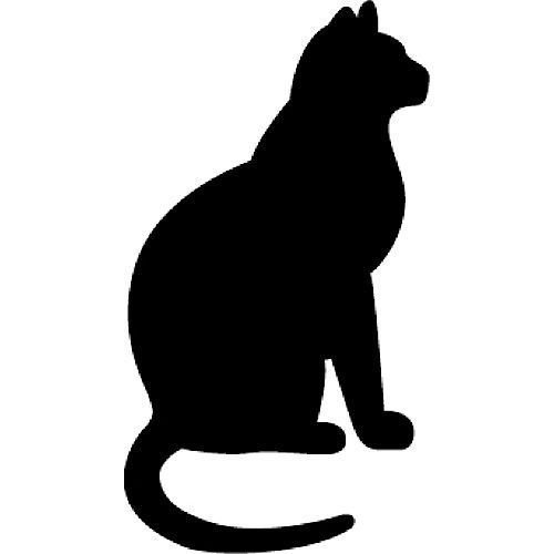 Pouncing Cat Silhouette at GetDrawings | Free download