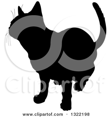 450x470 Royalty Free (Rf) Clipart Of Cat Silhouettes, Illustrations