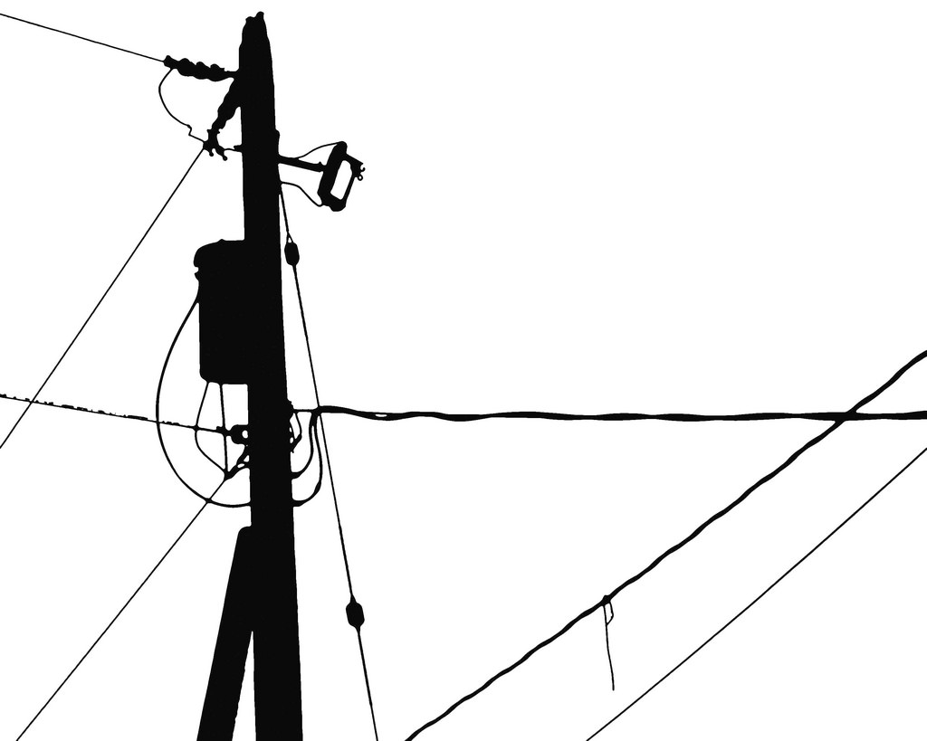 Power Lines Silhouette at GetDrawings | Free download