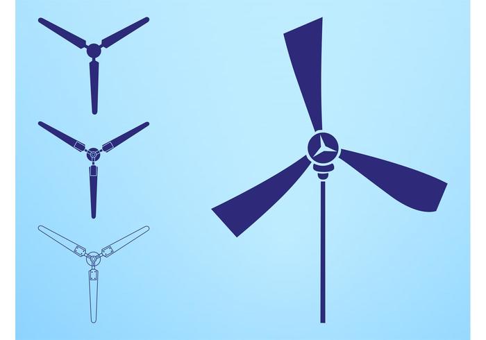 700x490 Wind Turbines Silhouettes
