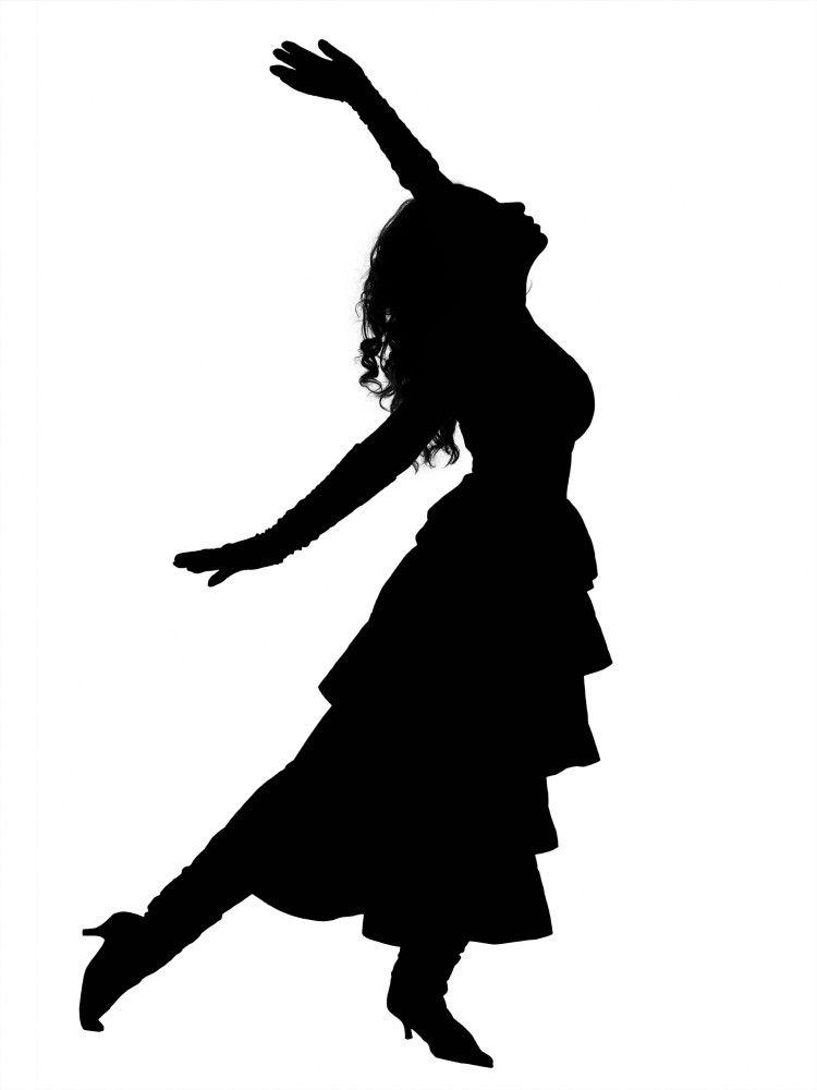 750x1000 Dancing Girl Silhouette Clipart Dance Living Sculpture Ourselves