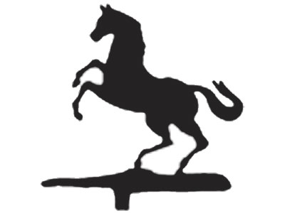 400x300 Prancing Horse Silhouette