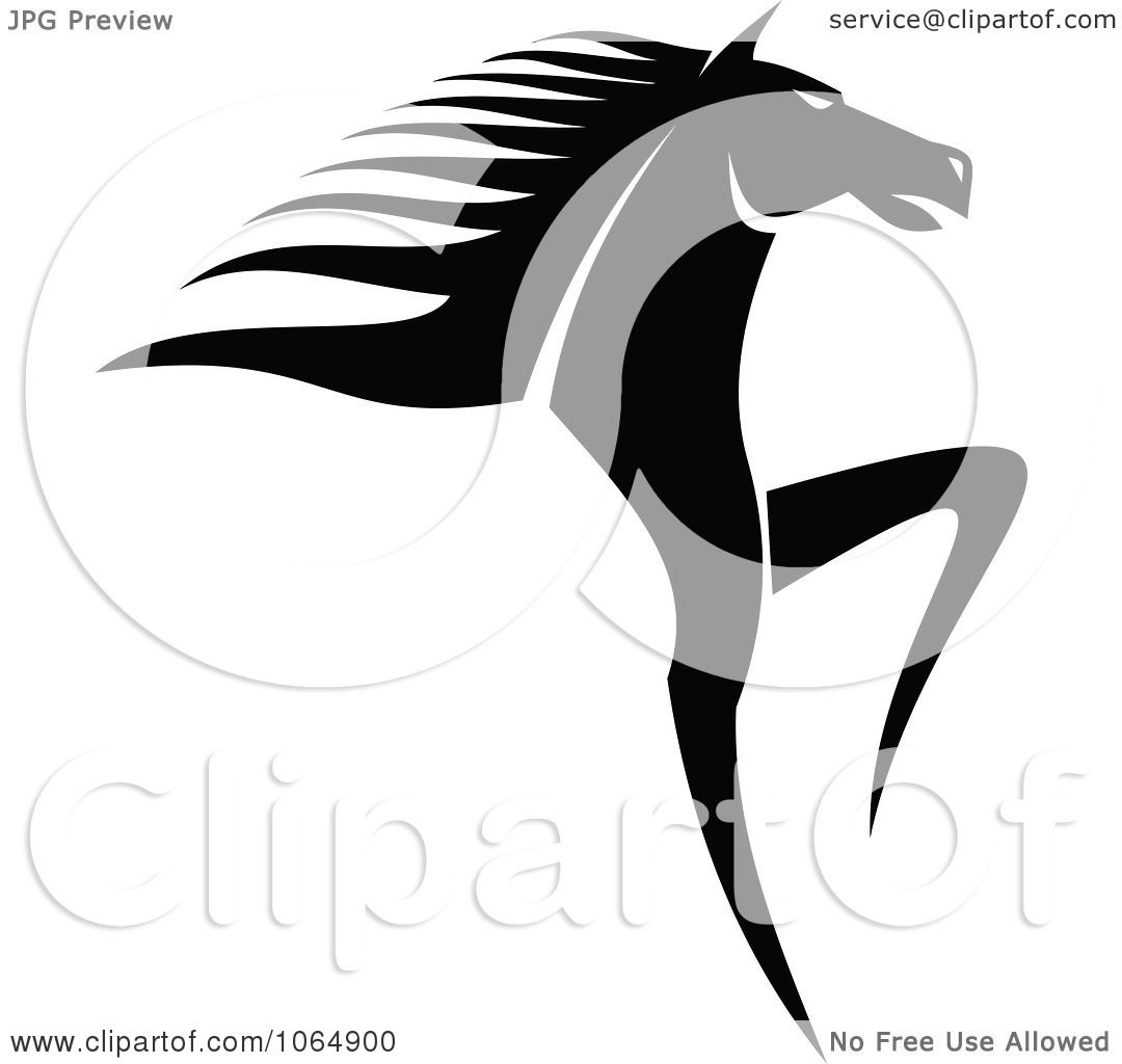 1080x1024 Clipart Prancing Horse 1