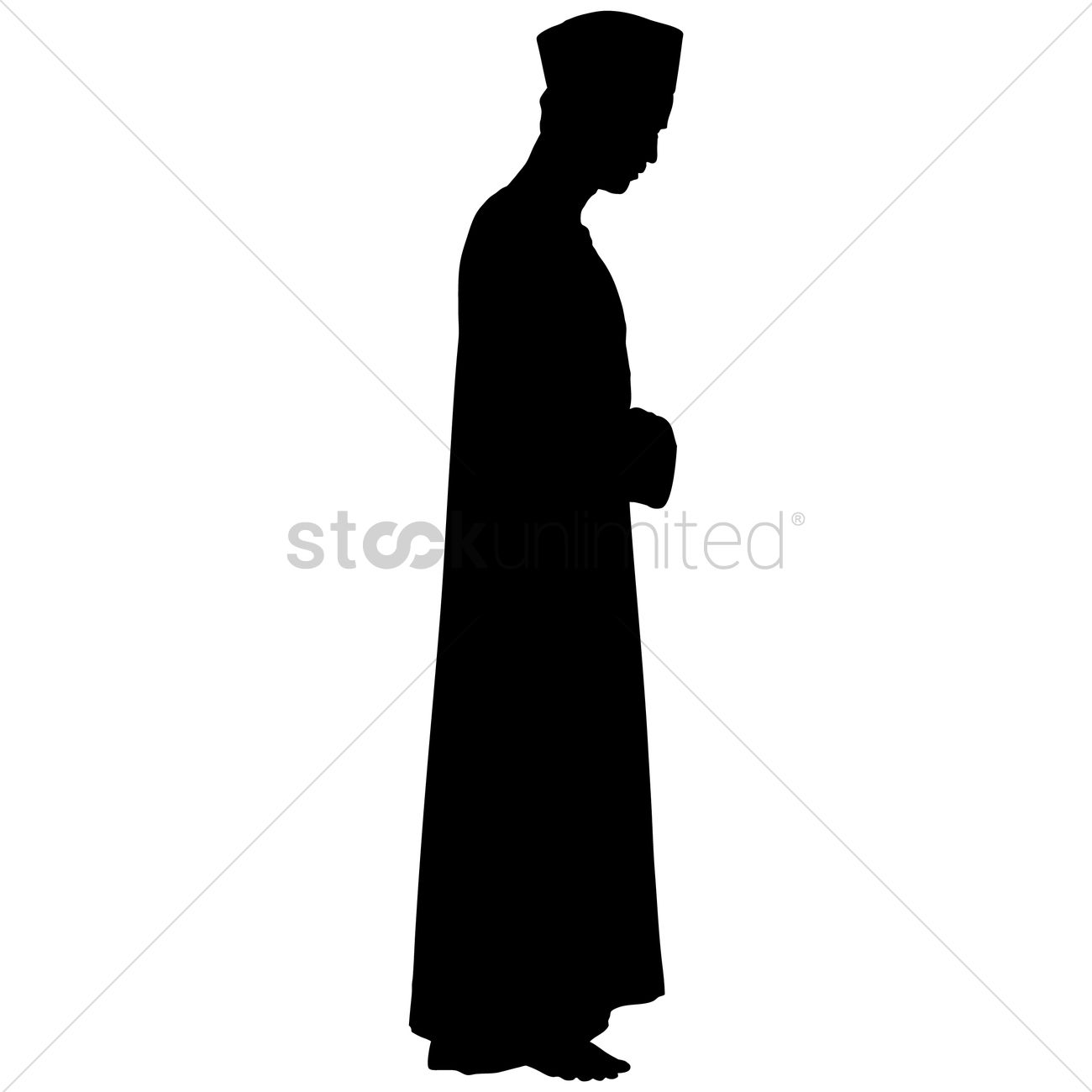 1300x1300 Praying Men Silhouette Clipart