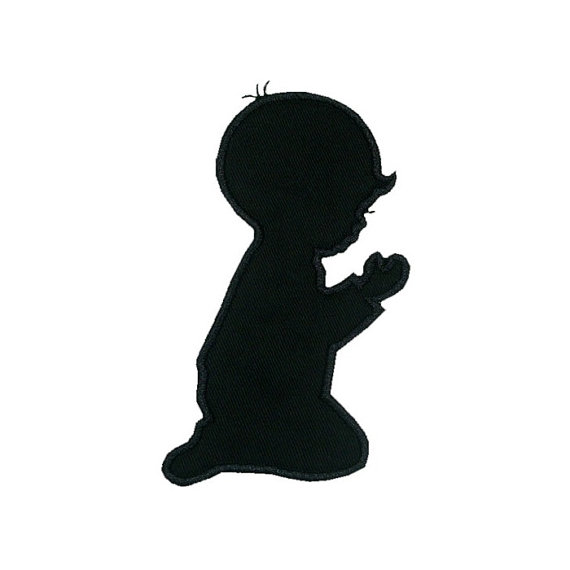 570x570 Praying Boy Applique Machine Embroidery Digital Design Child God