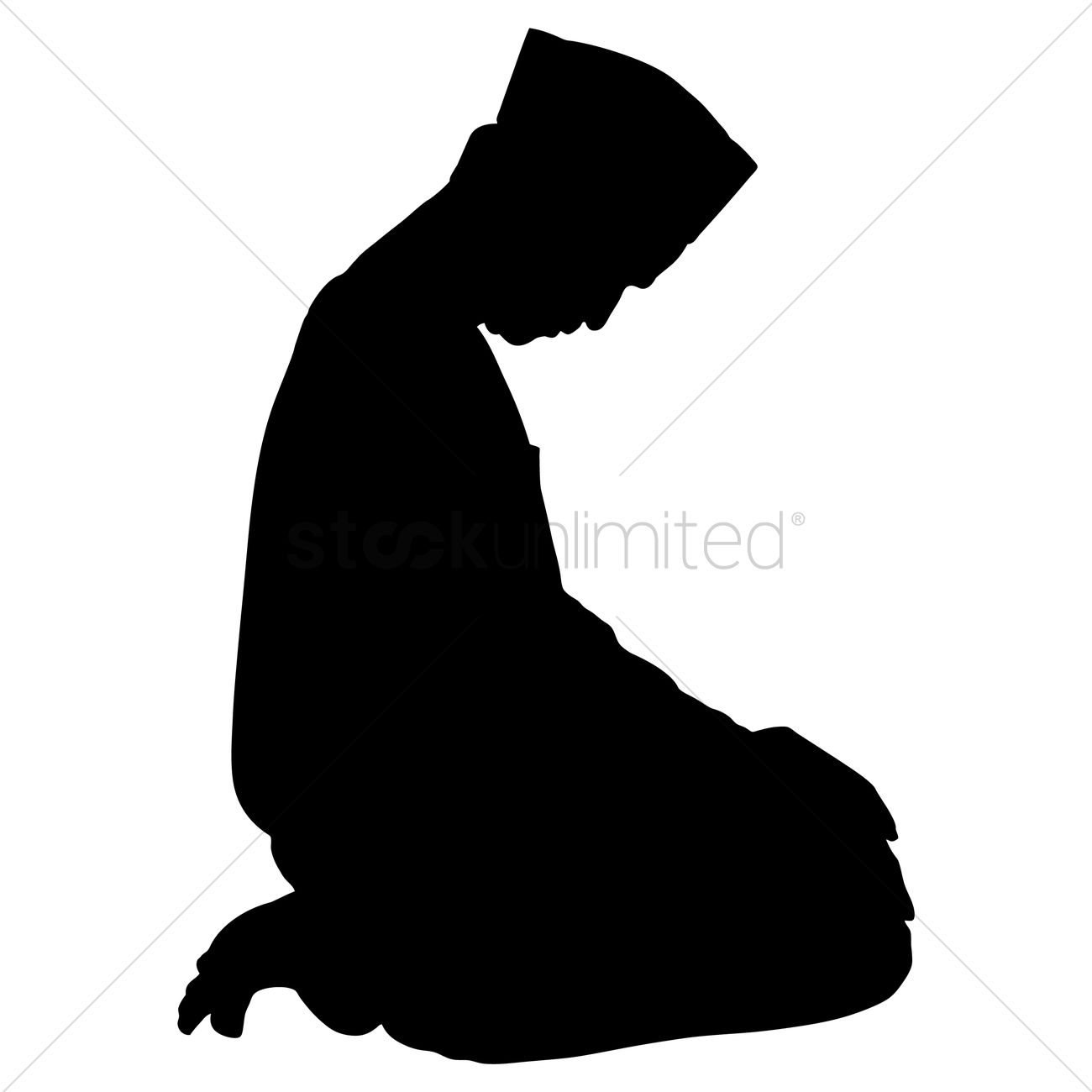 1300x1300 Praying Men Silhouette Clipart