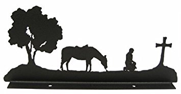 355x184 Praying Cowboy Prayer Mailbox Topper Home Amp Kitchen